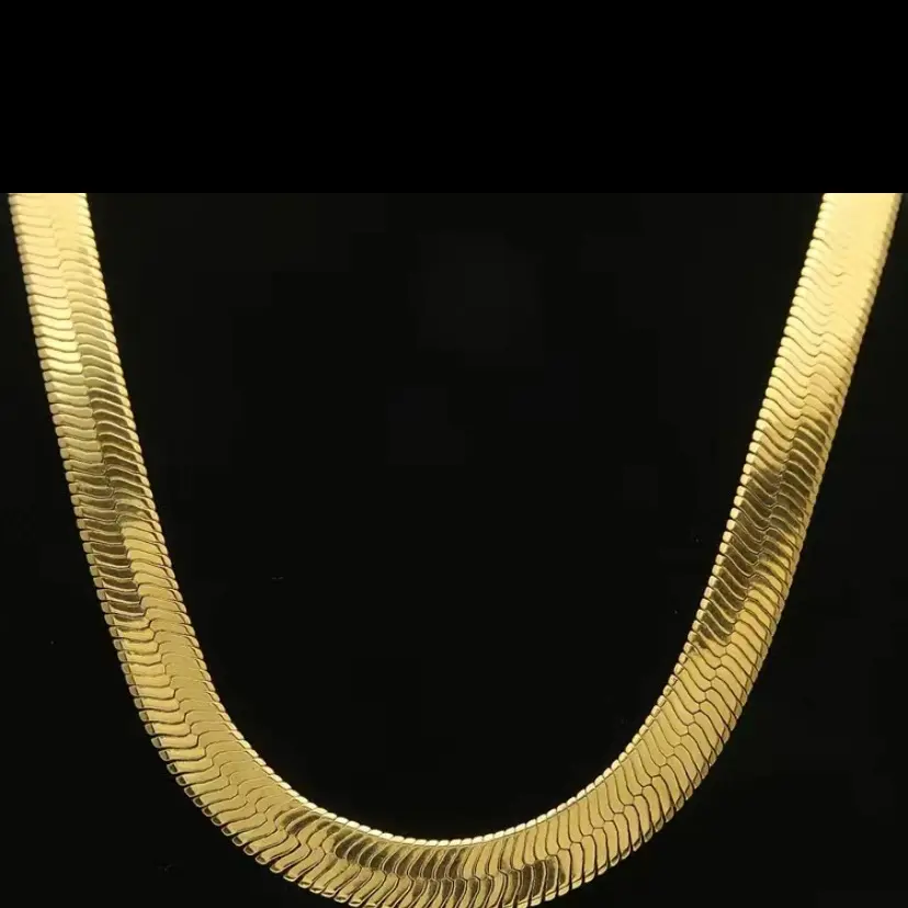 Herringbone Necklace Female Anniversary Male Birthday Daily