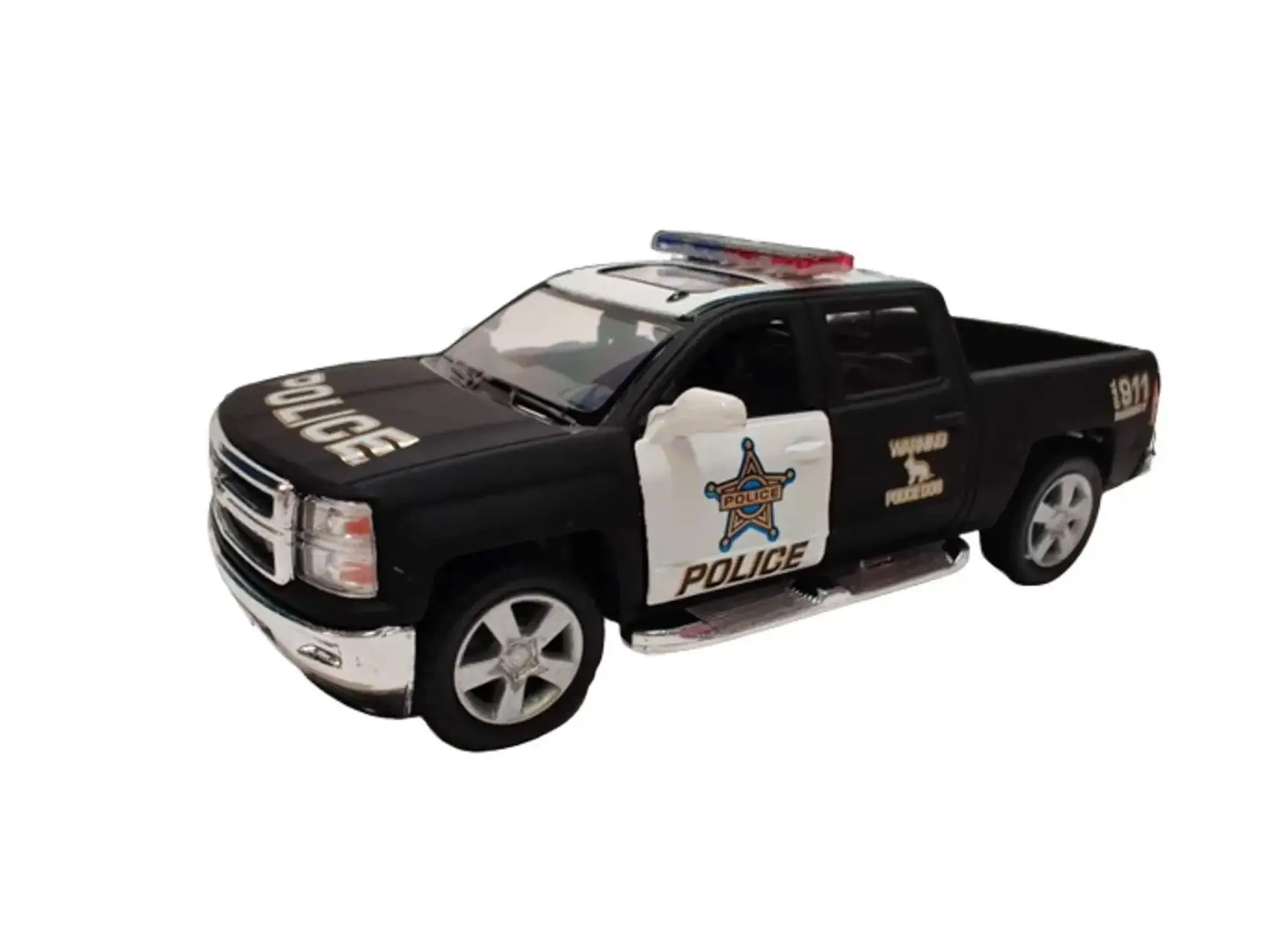 KINSMART 1:46 SCALE MODEL  2014 Chevrolet Silverado Police chevrolet silverado diecast