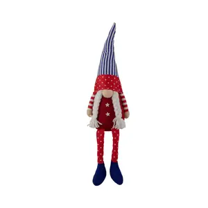 Northlight Sitting Patriotic Girl 4th of July Gnome