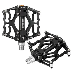 ROCKBROS Lightweight Aluminum Alloy Bike Pedals with Wide Platform Grip
