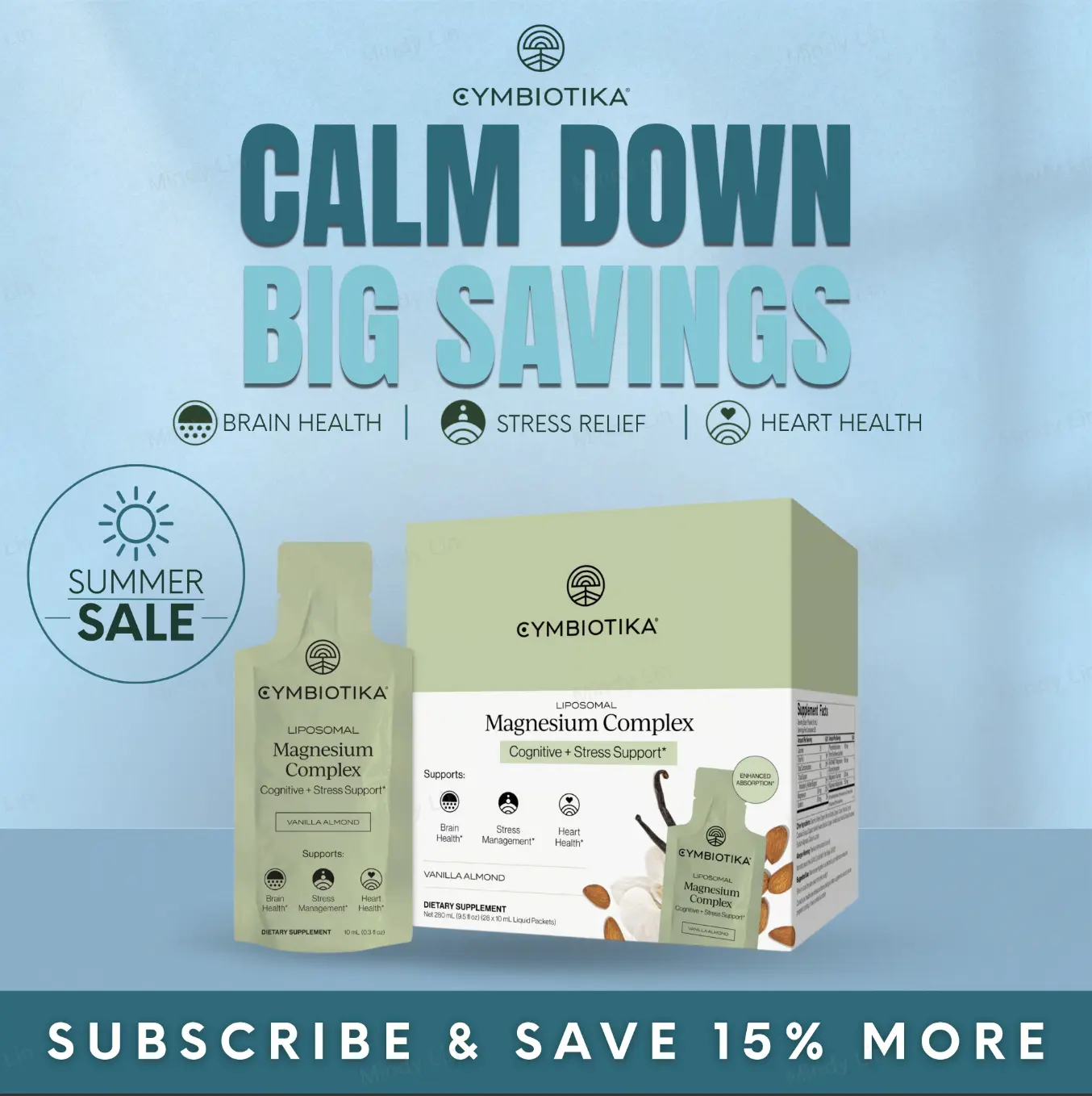 Liposomal Magnesium Complex | 28 Packets | Stress Relief & Calm | Sleep & Muscle Recovery | 7-Form Magnesium Blend