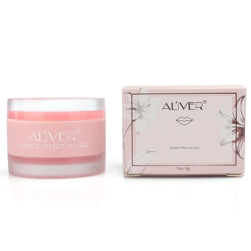 ALIVER Lipmasks - Sleeping Mask & Lip Treatment for Flaky Dry Lips with Vitamin C, Murumuru & Shea Butter, Floral Scent, 9g, Melting Balm campingessentials, Hydrating, Moisturizing Lip Glaze