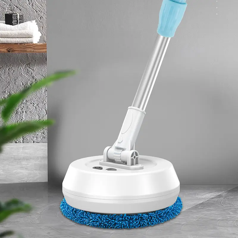 Cordless Electric Window Cleaning Robot - 55x18cm Rechargeable, Lightweight, Portable, Streak-Free, Durable, Easy to Use & Store, with Telescopic Rod, Adjustable Handle, Ergonomic Structure, Cleaning Pads, Fabric Covers for Home High-Reach Areas, Ceilings