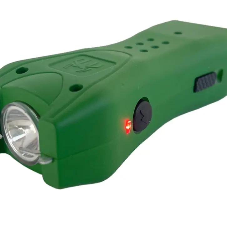 Rechargeable Personal Safety Device with Built-In LED Light for Home Improvement Portable Lighting Needs 3.5" x 1.5" x 7/8" Micro USB Charger Nylon Holster