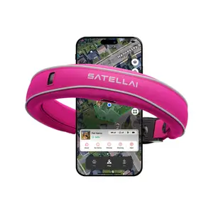 SATELLAI Wireless Fence GPS Dog Collar - AI Analysis,Precise Positioning, 5-Day Battery, IP68 Waterproof