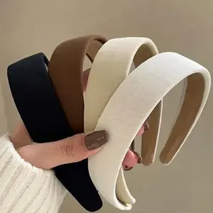 Women’s Casual Minimalist Hair Hoops As Gift, Trendy Minimalist Multicolor Hair Hoops, Chic All-match Headband Head Wrap for Hairstyle Decor for Women Girls