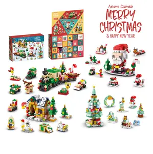 2025 New Advent Calendar - 24 Days of Christmas Countdown Blocks - 1122 Pcs 28 model 6-in-1 - STEM Toy Christmas Gifts - For Ages 6+