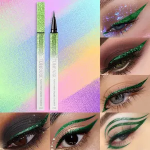 Green shimmer  Waterproof Eyeliner Pencils,Long-Lasting  Smudge Proof, Durable Tip, Easy to Use, Ideal for Daily & Special Occasions