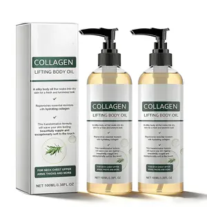 Hydrating Collagen Oil, Collagen Lifting Body Oil with Hydrating Formula, Firming Body Creme After Shower, Moisturizer Body Oils for Neck, Chest, Arms, Thighs