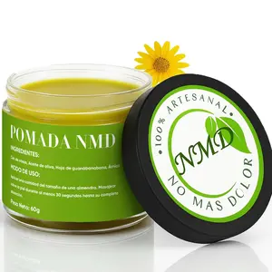 Pomada NMD, Pomada NMD Para Dolor Muscular - Natural Herbal Artesanal Joint Cream with Arnica, Olive Oil, Soursop Leaf, Beeswax, Maximum Strength Comfort Ointment for Muscle, Foot (1)