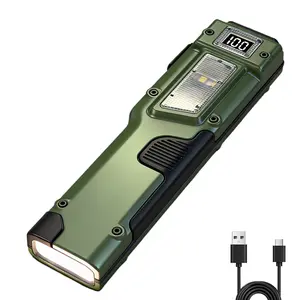 High Lumen Super Bright FlashLight Aluminum Alloy Zoomable Flashlight Rechargeable Flashlight 5 Lighting Modes Phone EmergencyPower Bank,  Portable Torch for Camping Hiking Fishing Power OutagesEveryday Use