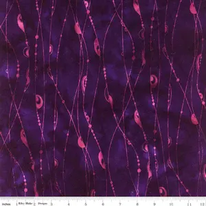 Fabric Riley Blake Rayon Batiks Eggplant by the Quarter Yard BTR23130-179