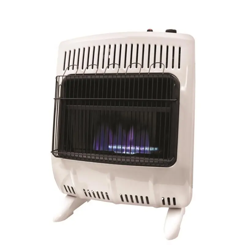 Mr. Heater 4031792 700 Sq. ft. 20000 BTU Comfort Collection Natural Gas & Propane Wall Heater, White, Home, Thermostat, Automatic, Temperature Control