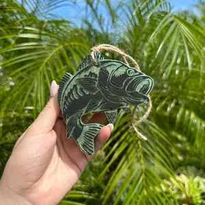 Bass Fish Car Freshie