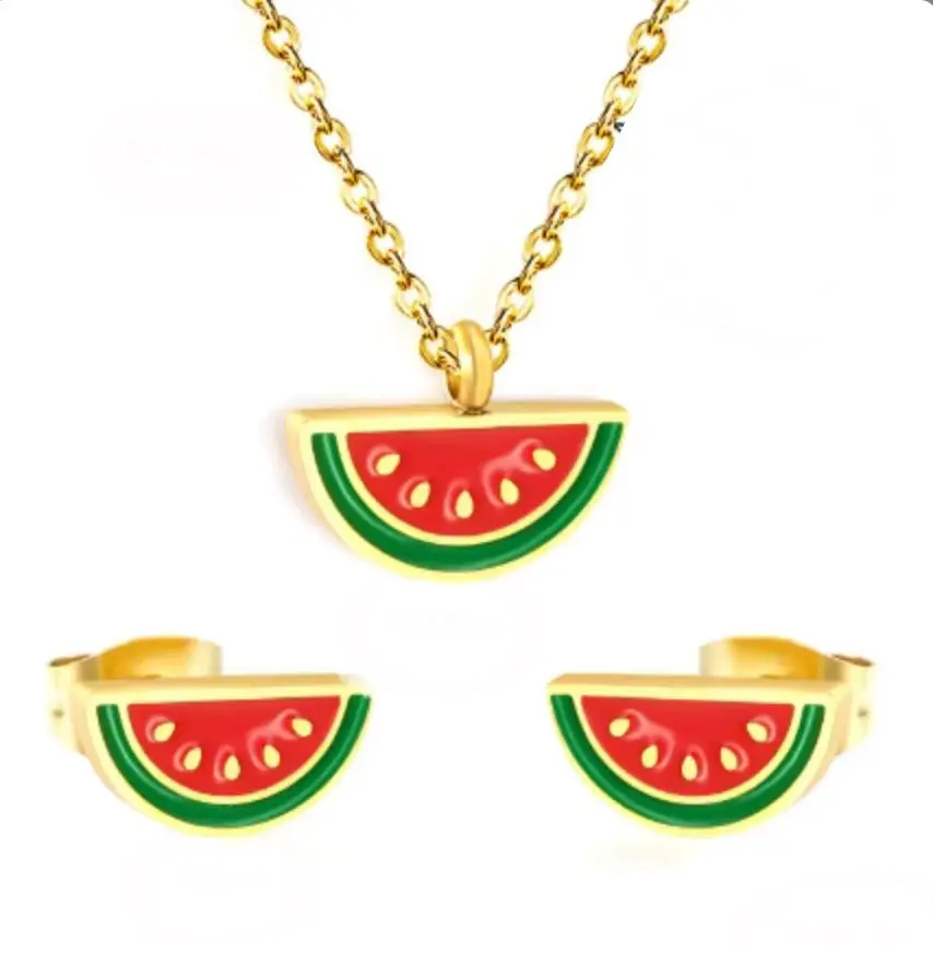 (KIDS) Lila Necklace and Earrings
