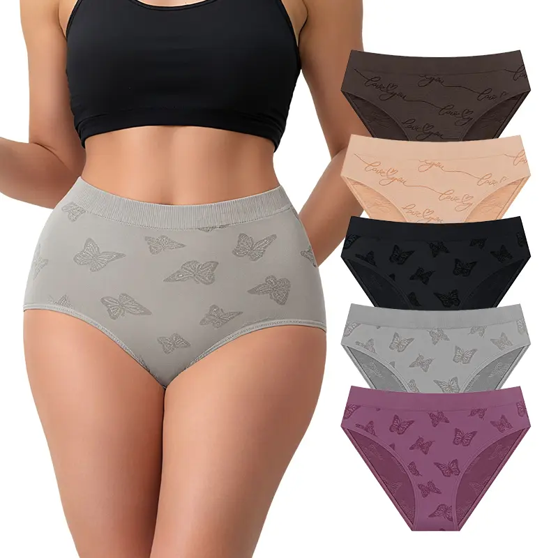 Second-Skin Comfort: Breathable Seamless Panty Multipack
