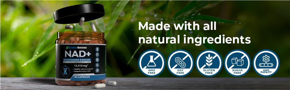 13,510mg NAD+ Supplement- Nicotinamide Riboside, Resveratrol, Quercetin & BioPerine (High Absorption)- Liposomal NAD Booster for Anti-Aging, Cellular Energy, Skin- For Women & Men- 90 V Capsules