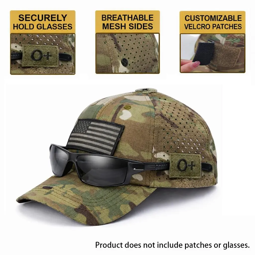 [SummerWins] New sports and leisure breathable camouflage baseball cap men's military fan visor tactical hat military training cap Summer Cap Stylish Hat Sun Hat Set