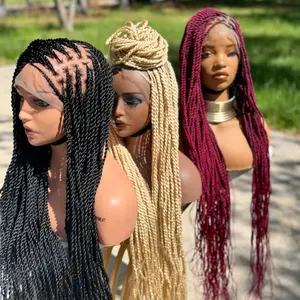 Jessbeline black passion twist braided wig full lace