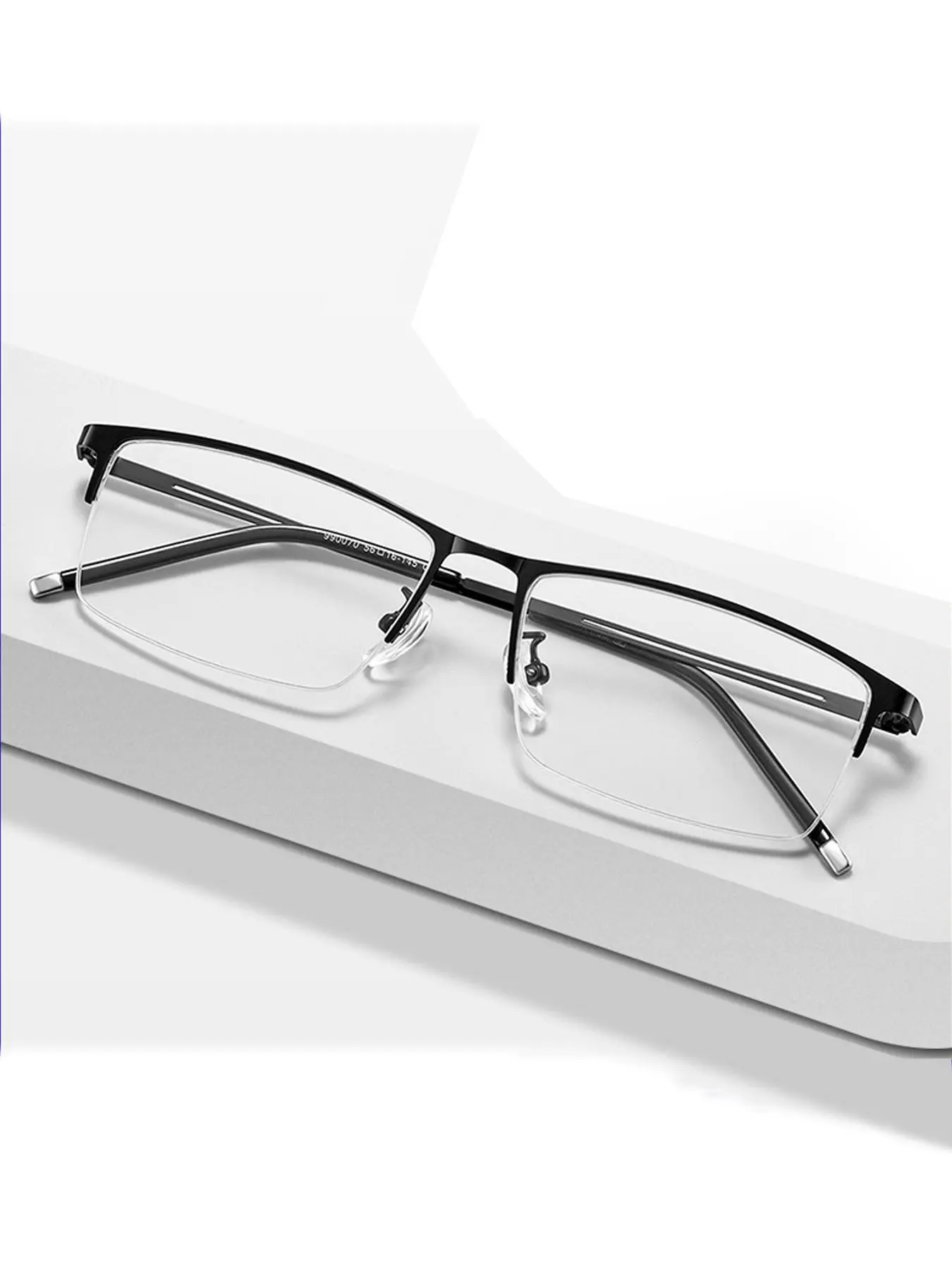 Men's Business Anti-Blue Light Eyeglasses, High Quality Eyeglasses, Lightweight Eyeglasses for Office and Daily Use, Fashion Accessories for Men
