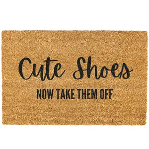 Cute Shoes Now Take Them Off doormat, Door mat, Welcome Mat, Funny Door mat