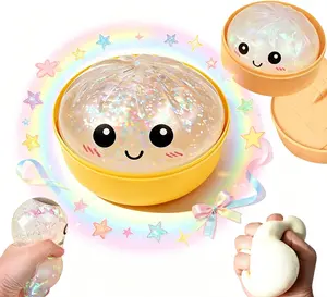 [NEW]Extra Large Dumpling SquishyWeekly DealsStress Relief Toy, Soft TPR, Random StyleValentine & Easter Gift for Kids Anime DesignSilicone