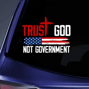 Faith in God Not Government Faith Religious Bible Sticker Decal Viralcitron