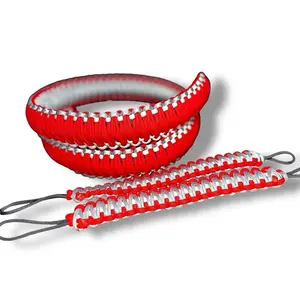 *Red/Silver* Lunch Box Set - Lunch Box Strap - Cooler Strap