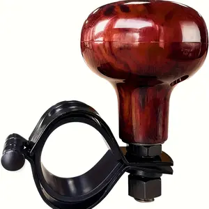 360° Rotating Steering Wheel Assist Knob Ball, Durable Abs Resin + Non-Slip Silicone, Single Hand Operation, Suitable for Elderly & Truck Drivers, Handle