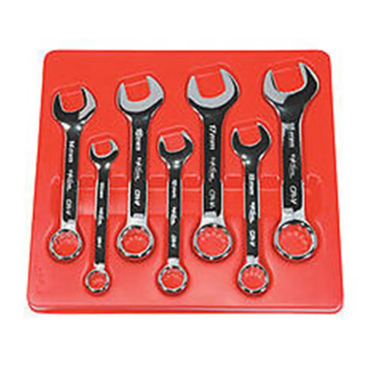 K Tool International  12 Point High Polish Metric Short Combination Wrench 12mm