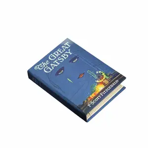 The Great Gatsby Book Replica Wallet – Hardcover-Style Book Wallet for Light Carry, 4 Card Slots, Coin Pocket, Unique Gift for Book Lovers