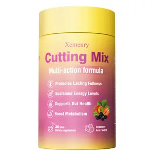 Xemenry Cutting Mix – Berberine, 5-HTP,Chromium, Yerba Mate & Magnesium | Strawberry Açaí Flavor – 30 Servings