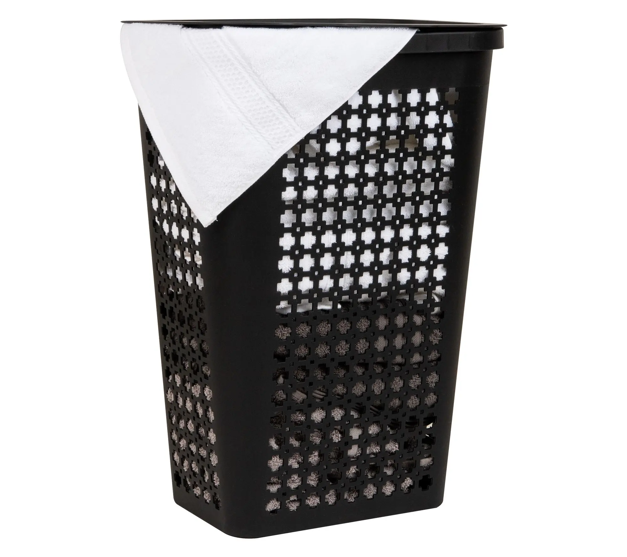 Mind Reader Slim Tapered Laundry Hamper with Lid
