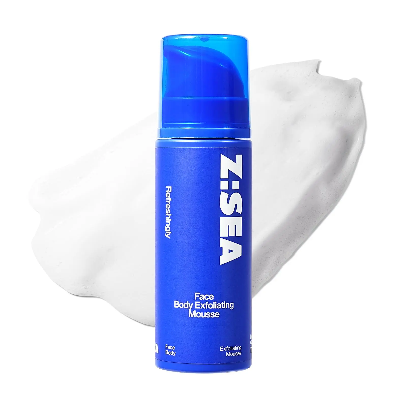 Z:SEA Purifying Exfoliating Mousse Cleanser - 110ml Bottle, Facial Moisturizing Face Care Product for Adult Women's Self-Care, Brightening, Nourishing, All Skin Types, Single Item
