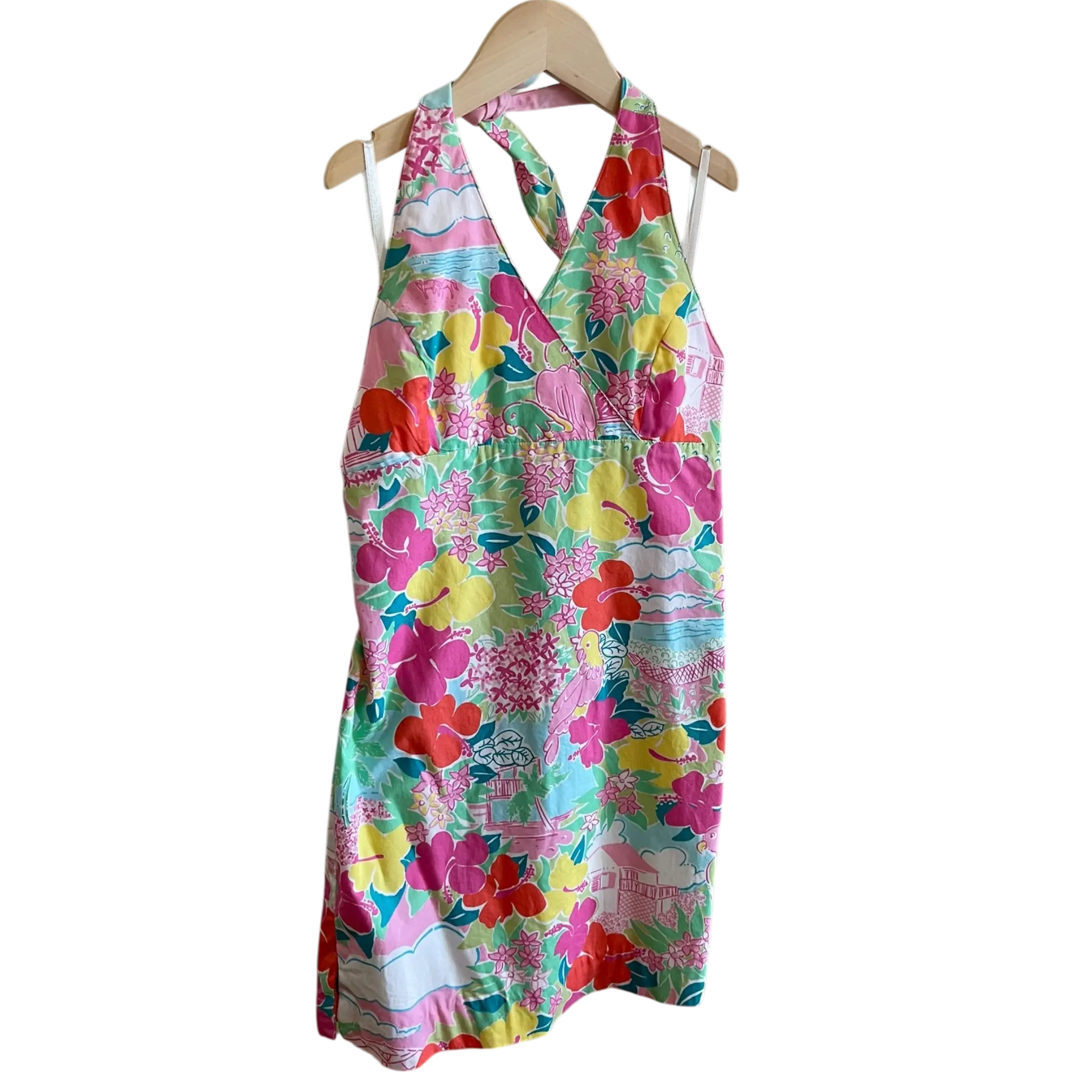 Lilly Pulitzer Halter Dress, Multicolor, Size 10