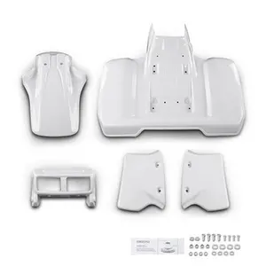 Fit For 1985-1986 Honda ATC350X White Front & Rear Plastic Fender Complete Set