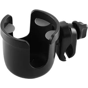 Cup Holder, Universal Cup Holder,  Cup Holder, 360? Rotatable Large Caliber Drinks Holder for , , , Walker, Black