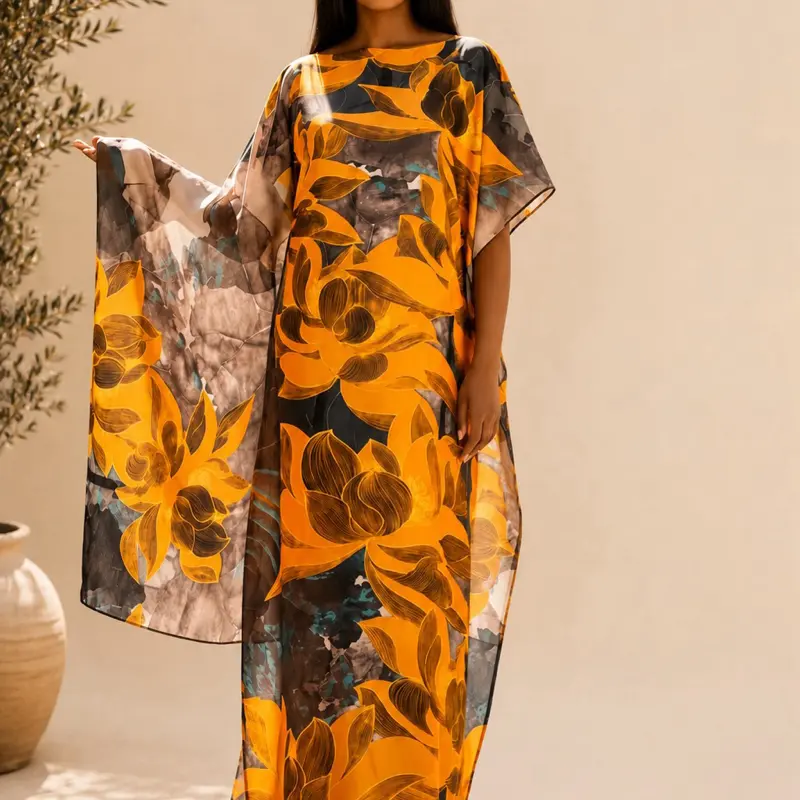 Moomo Jilbab with Matching Scarf – One Size