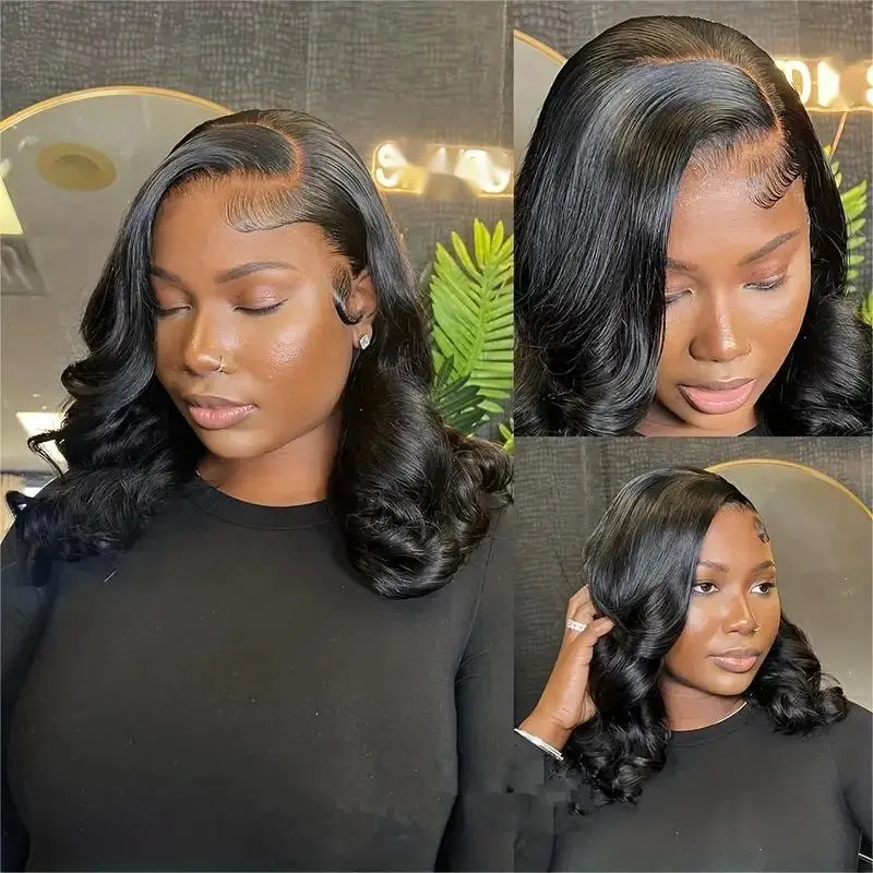 POV: You Forget You’re Wearing A Wig!  Bob Wig, Pre Styled C Part Side Part Glueless Ready To Go Wig, Casual Summer Daily Hairstyle