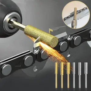 Portable 4/4.8/5.5mm Diamond Coated Chain Saw File, Chain Saw Sharpening Tool, Chain Saw File Tool, Power Tool Accessories