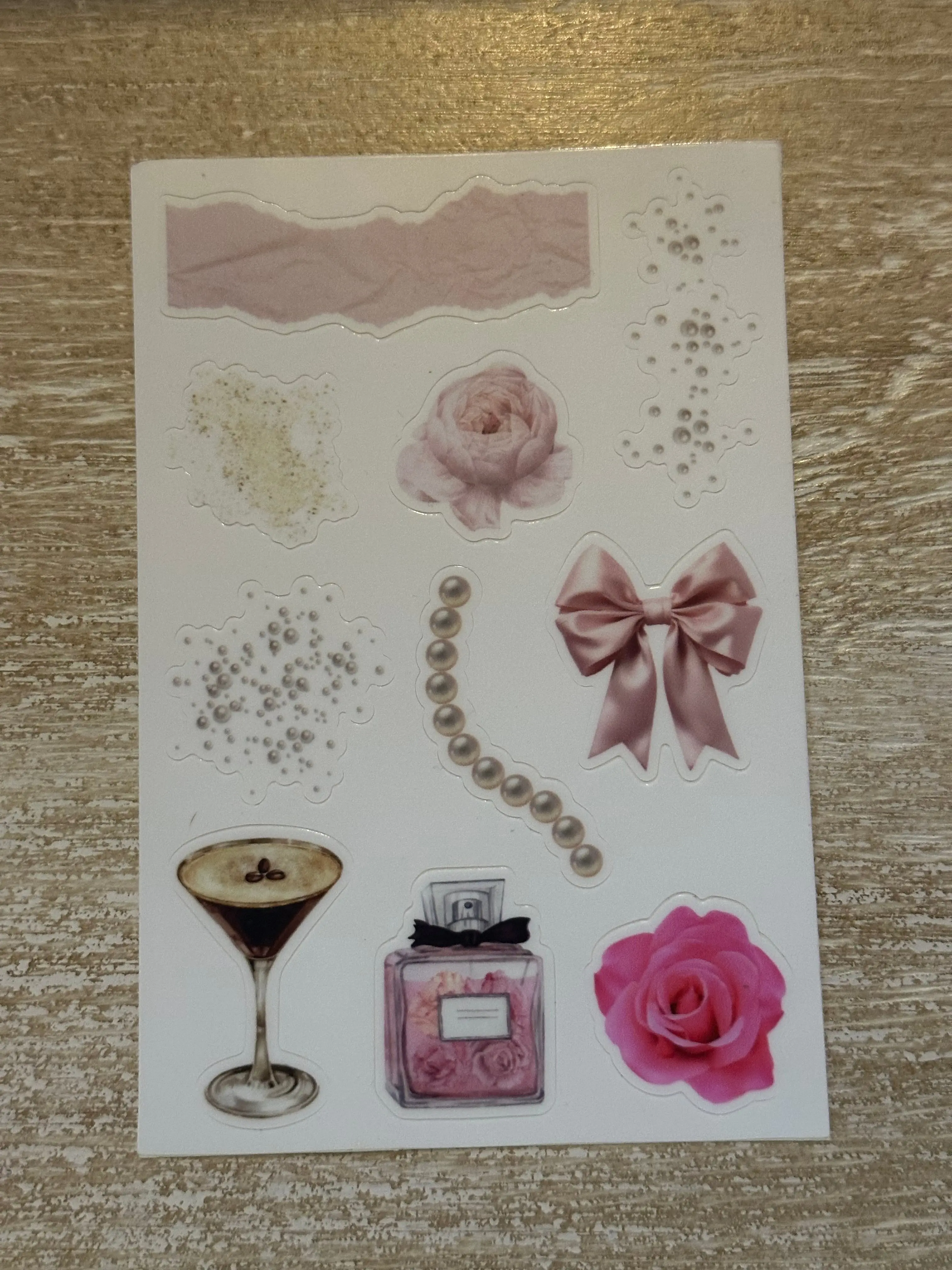 Coquette Aesthetic Sticker Sheet