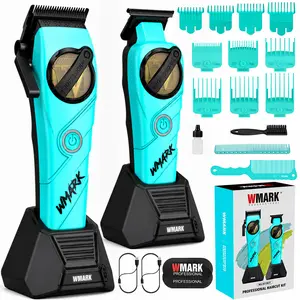 WMARK,NG-8613 KIT,Men's Professional Hair Clipper Kit For Men,Cordless Hair Clipper and Trimmer Set For Barber Shop ,Rechargeable Electric Clipper & Accessories Hair Grooming Kit,Barber Equipment,Slons,Men's Gift high-speed