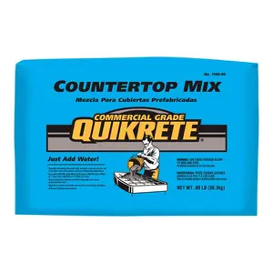 212 MAIN 80 lbs Flowable Countertop Concrete Mix - Quikrete 5733332 Specialty Power Tool Accessory for Tools & Hardware Applications, Flowable Mix