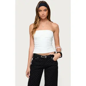 Edikted Women's Karina Side Slit Tube Top