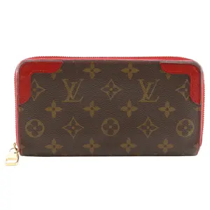 Pre-owned Louis Vuitton Canvas Small Leather Goods Zippy Wallet Monogram Long Wallet