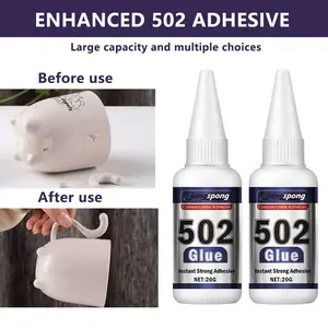 Strong Adhesive Glue (20g), Fast-Drying Formula, Durable Bonding Solution for Metal, Leather, Plastic, Ceramic, Wood, Non-Metal Ceramics