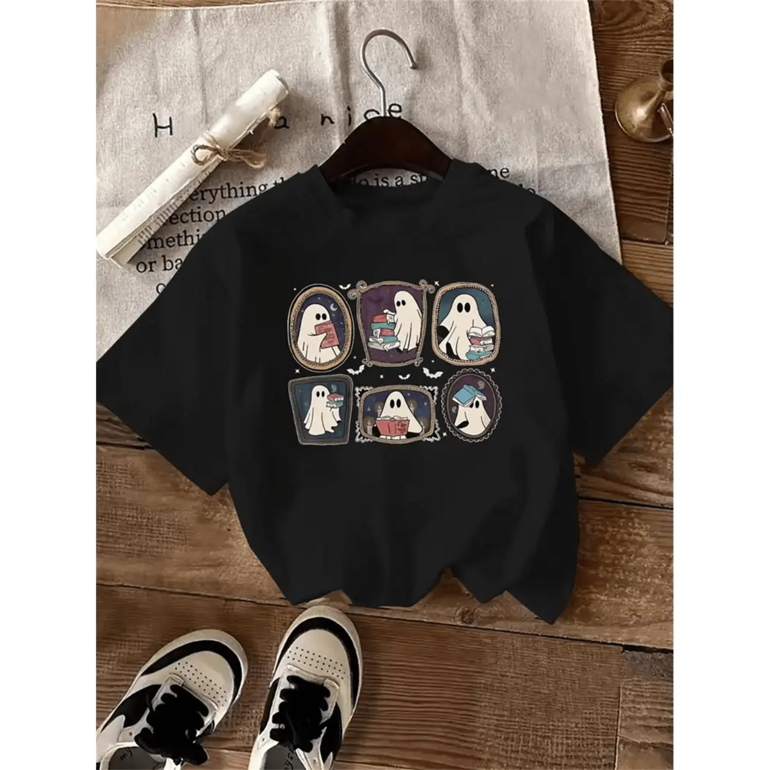 Women'S Ghost T-Shirt - Spooky Ghosts - Halloween Gift