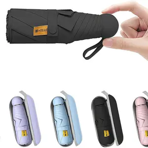 Rainproof Folding Umbrella, Portable Sun Umbrella, UV Protection, Outdoor Windproof And Waterproof Umbrella For Men And Women, Household Items, Suitable For Camping, Hiking And Mountaineering