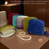 BOOVO Jewelry Organizer Zippered Pouch Case - Portable Satin Travel-Ready Bag, Durable Storage Organizer with 5 Divided Compartments, Tassel Zipper, Multi Compartment Design, Scratch-Free, Dustproof for Home & Travel, Gift-Ready Reuse for Women