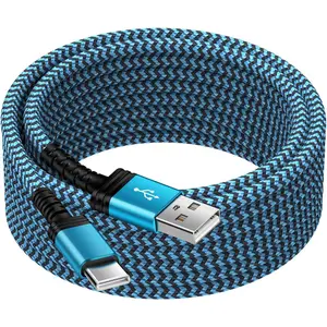 USB C Charger Cable 6FT for iPhone 15/15 Pro/15 Pro Max/15 Plus,3.1A USB A to USB C Long Cable Type C Car Fast Charging Cord for Samsung Galaxy S24 Ultra S23 FE A15 5G A54 A14,Google Pixel 8 Pro/8/7a